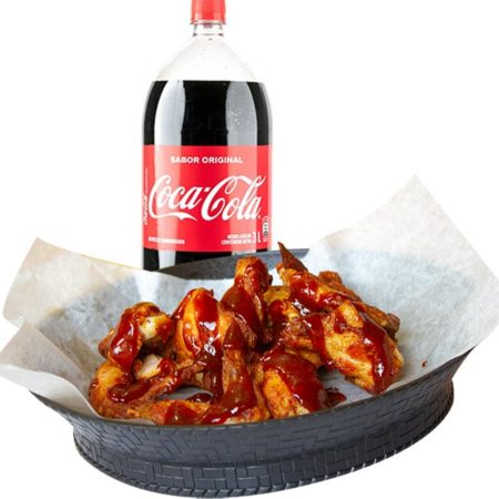 Alitas Personales y gaseosa